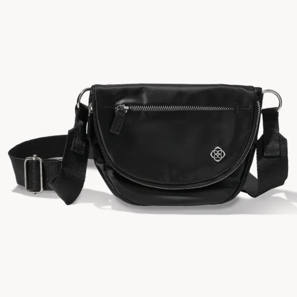 New Tags Kendra Scott Small Crossbody Purse Bag in Black Nylon